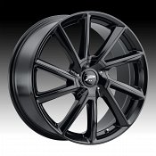 Platinum 466BK Mystic Gloss Black Custom Wheels